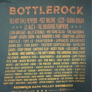 Bottle Rock Festival 2023 Napa California Tee Large
